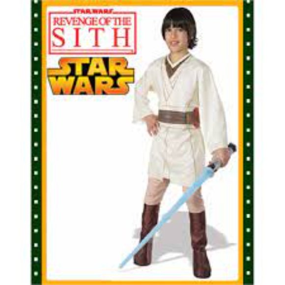 Star Wars Child's Obi-Wan Kenobi Costume Medium 8-10 NWT 🆕SHIPS FAST😮‍💨⚡🚚 - Picture 1 of 15